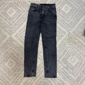 Acne Women's Black Straight Leg Jeans